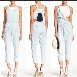 Blank NTY women’s light wash overalls
